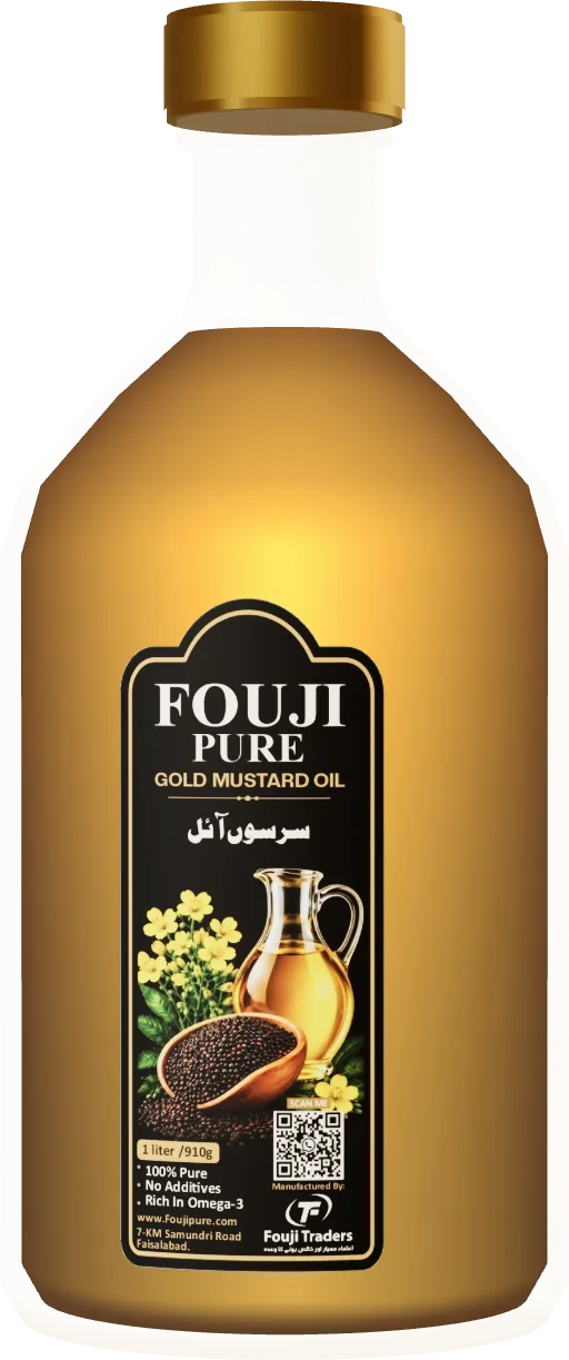 Fouji Pure Gold mustard oil 1 litre bottle