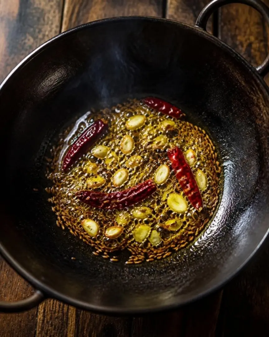Traditional dal tarka